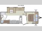 Floorplan - 2011 Keystone RV Cougar 26BHSWE