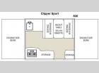 Floorplan - 2011 Coachmen RV Clipper Sport 806