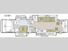Floorplan - 2011 Tiffin Motorhomes Phaeton 42 QBH
