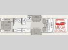 Floorplan - 2011 Thor Motor Coach Hurricane 31D