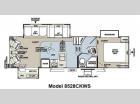 Floorplan - 2012 Forest River RV Flagstaff Classic Super Lite 8528CKWS