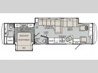 Floorplan - 2012 Monaco LaPalma 36 DBD