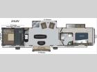 Floorplan - 2013 Keystone RV Raptor 410LEV