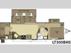 Floorplan - 2013 Open Range RV Light LT305BHS