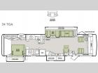 Floorplan - 2013 Tiffin Motorhomes Allegro 34 TGA