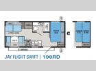 Floorplan - 2013 Jayco Jay Flight Swift 198RD