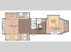 Floorplan - 2013 Forest River RV Cedar Creek Silverback 29RE