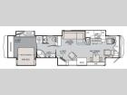 Floorplan - 2013 Monaco Diplomat 43 PKQ