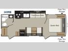 Floorplan - 2014 Keystone RV Passport 245RB Express