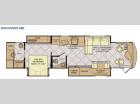 Floorplan - 2014 Fleetwood RV Discovery 40E