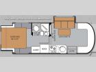 Floorplan - 2014 Thor Motor Coach Siesta Sprinter 24SR