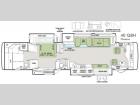 Floorplan - 2014 Tiffin Motorhomes Phaeton 40 QBH