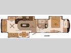 Floorplan - 2014 Lifestyle Luxury RV Lifestyle LS38RS