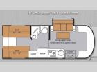 Floorplan - 2014 Thor Motor Coach Siesta Sprinter 24ST