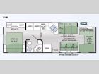 Floorplan - 2015 Thor Motor Coach Four Winds 31W