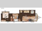 Floorplan - 2015 Forest River RV Wildwood Lodge 394FKDS