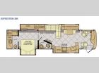 Floorplan - 2015 Fleetwood RV Expedition 38K