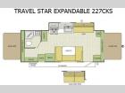 Floorplan - 2015 Starcraft Travel Star 227CKS