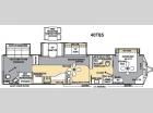 Floorplan - 2015 Coachmen RV Catalina Destination Series 40TBS