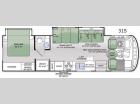 Floorplan - 2015 Thor Motor Coach Hurricane 31S