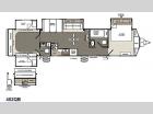 Floorplan - 2015 Forest River RV Sierra Destination Trailers 402QB