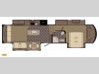 Floorplan - 2016 CrossRoads RV Carriage CG40RL