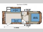 Floorplan - 2016 KZ Sportsmen S235RK
