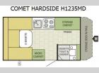Floorplan - 2016 Starcraft Comet Hardside H1235MD