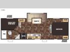 Floorplan - 2016 Forest River RV Cherokee Grey Wolf 23DBH