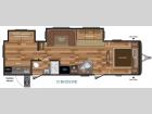 Floorplan - 2016 Keystone RV Hideout 31BHDSWE