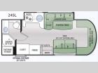 Floorplan - 2015 Thor Motor Coach Citation Sprinter 24SL