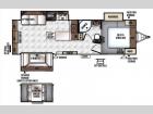 Floorplan - 2016 Forest River RV Flagstaff Super Lite 27RLWS