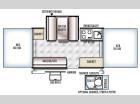Floorplan - 2016 Forest River RV Rockwood Freedom Series 2318G