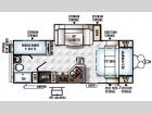 Floorplan - 2016 Forest River RV Rockwood Mini Lite 2504S
