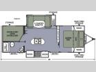 Floorplan - 2016 Coachmen RV Apex Ultra-Lite 259BHSS