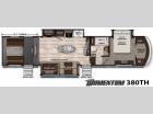 Floorplan - 2016 Grand Design Momentum 380TH