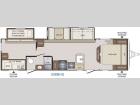 Floorplan - 2016 Keystone RV Bullet 308BHS