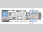 Floorplan - 2016 Jayco North Point 383FLFS