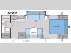 Floorplan - 2016 Jayco Jay Feather 22FQSW