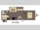 Floorplan - 2016 CrossRoads RV Zinger ZT27BK