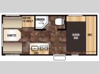 Floorplan - 2016 Forest River RV Cherokee Wolf Pup 17CJ