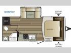 Floorplan - 2017 Keystone RV Cougar Half-Ton Series 19RBEWE