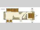 Floorplan - 2017 EverGreen RV I-Go Pro GP27RBDS