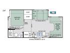 Floorplan - 2017 Thor Motor Coach Four Winds 24F