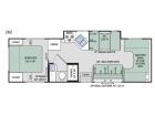 Floorplan - 2017 Thor Motor Coach Four Winds 28Z
