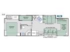 Floorplan - 2017 Thor Motor Coach Four Winds 31E Bunkhouse