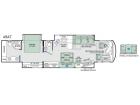 Floorplan - 2017 Thor Motor Coach Tuscany 45AT