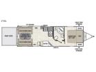Floorplan - 2017 Coachmen RV Freedom Express Blast 271BL