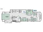 Floorplan - 2017 Thor Motor Coach Palazzo 33.2