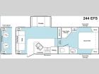 Floorplan - 2005 Keystone RV Cougar 244EFS